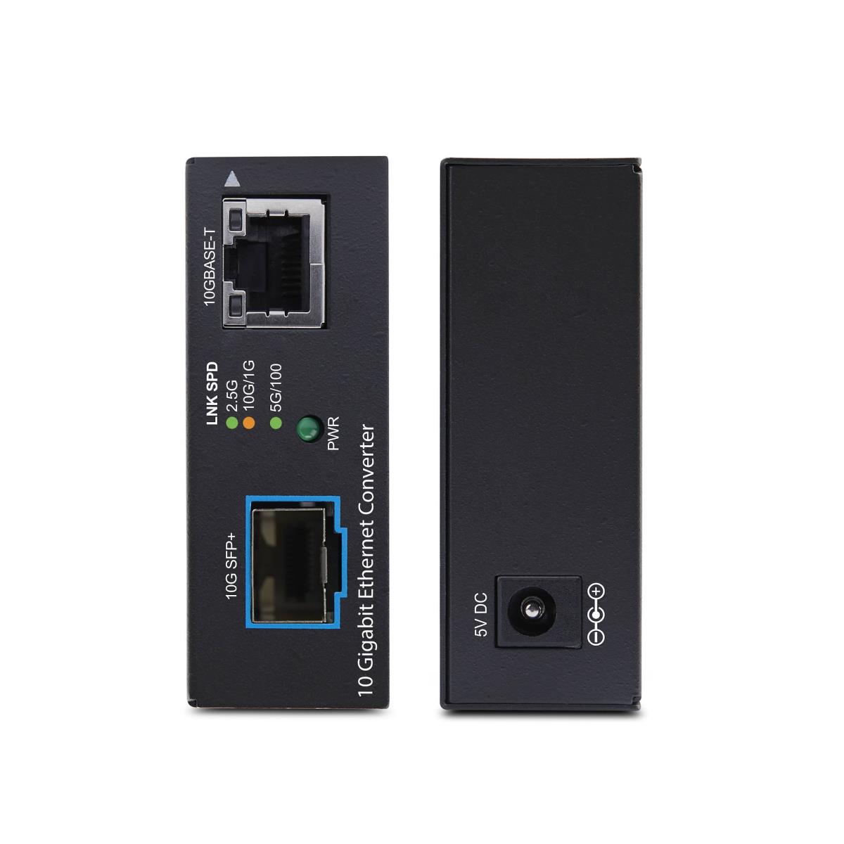 STARTECH.COM Fiber Media Converter - 10gbe Multi-gigabit Open Sfp+
