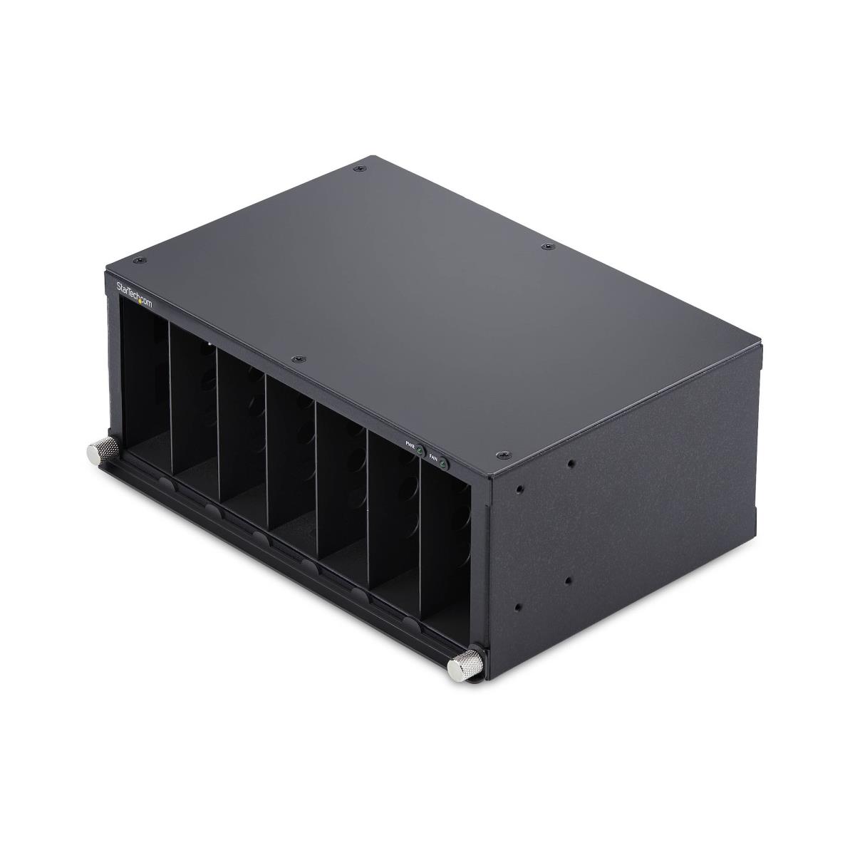 STARTECH.COM Media Converter Chassis 7-slot Unmanaged 10in Rackmount Taa