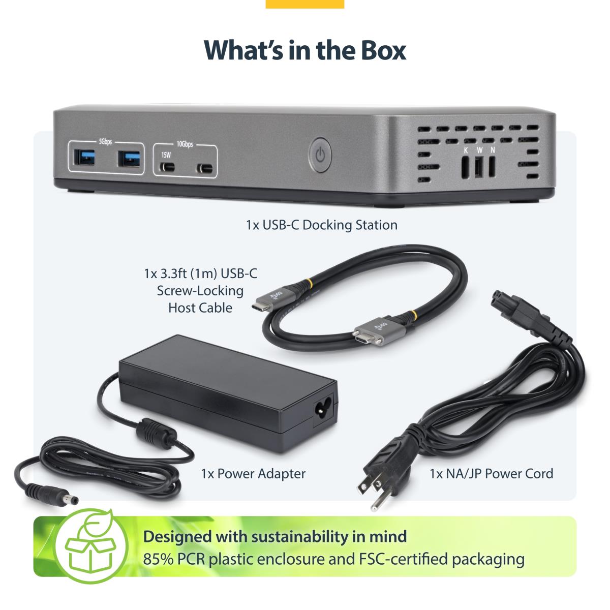 STARTECH.COM Dual-monitor USB-c Docking Station Hdmi 4k 60hz 100w Laptop Charging 1gbe Driver
