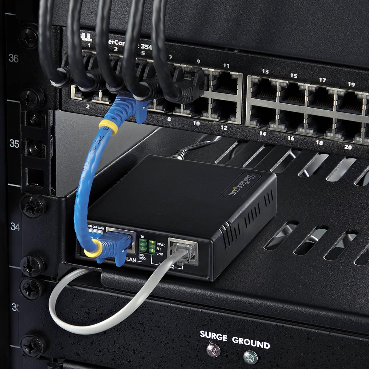 STARTECH.COM Vdsl2 Ethernet Extender Kit Over Single Pair Wire Up To 0.6mi (1km) Long Range