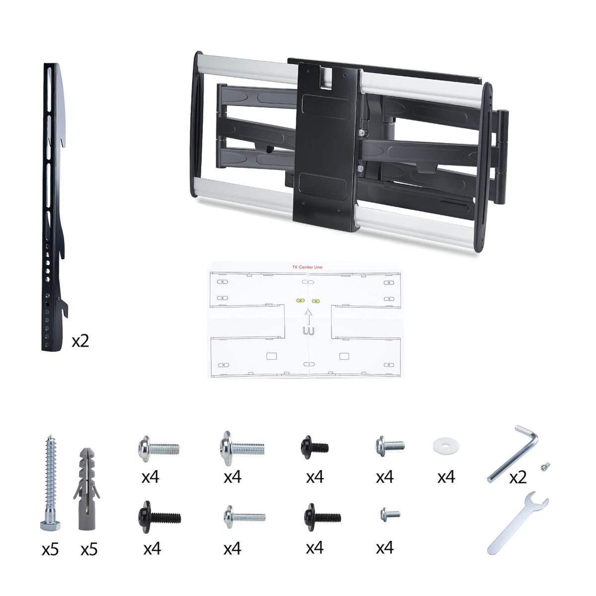 STARTECH.COM Ultra-slim Articulating Tv Wall Mount For Up To 65in And 99lb/45kg Flat Scree