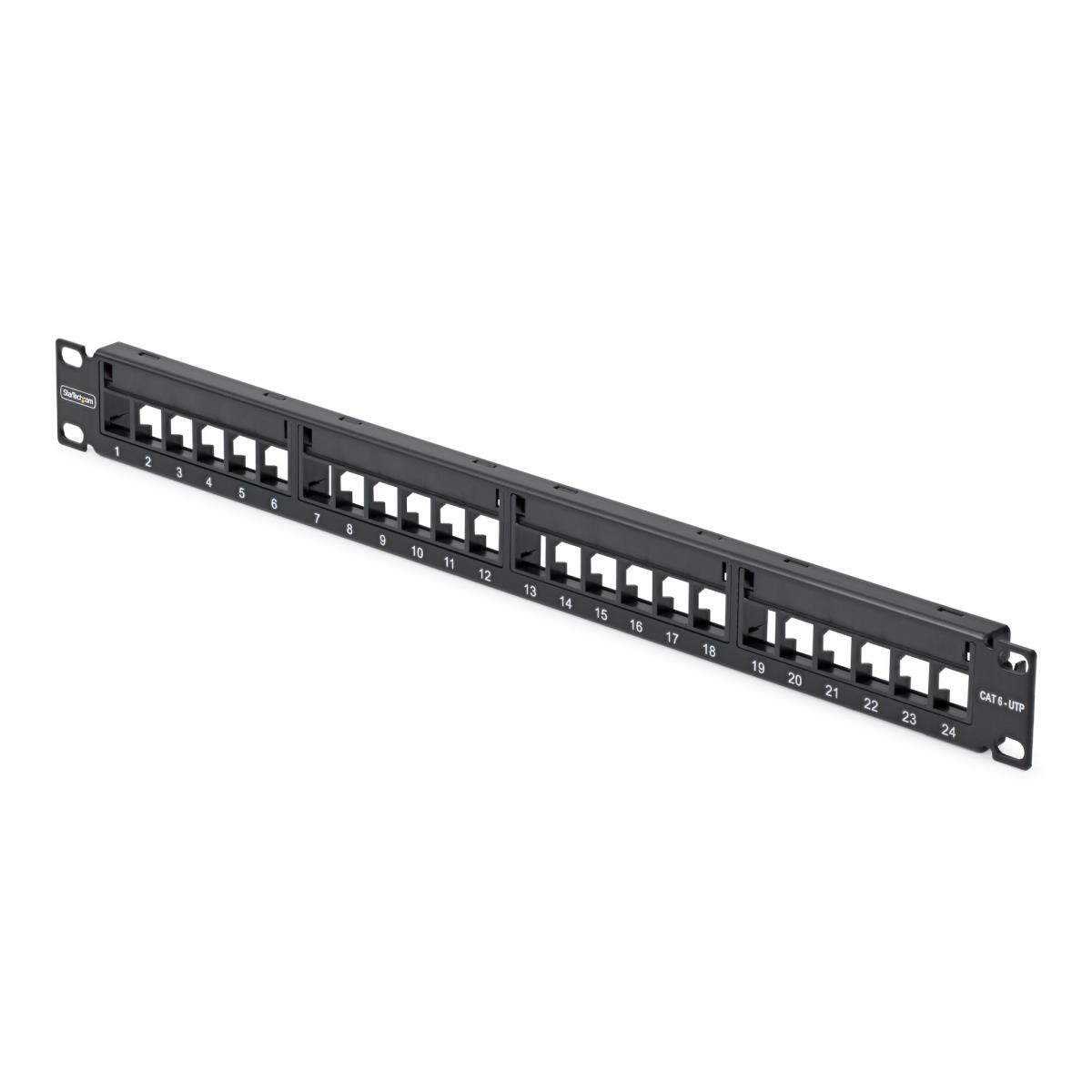 STARTECH.COM Keystone Patch Panel 24 Port 1u Blank