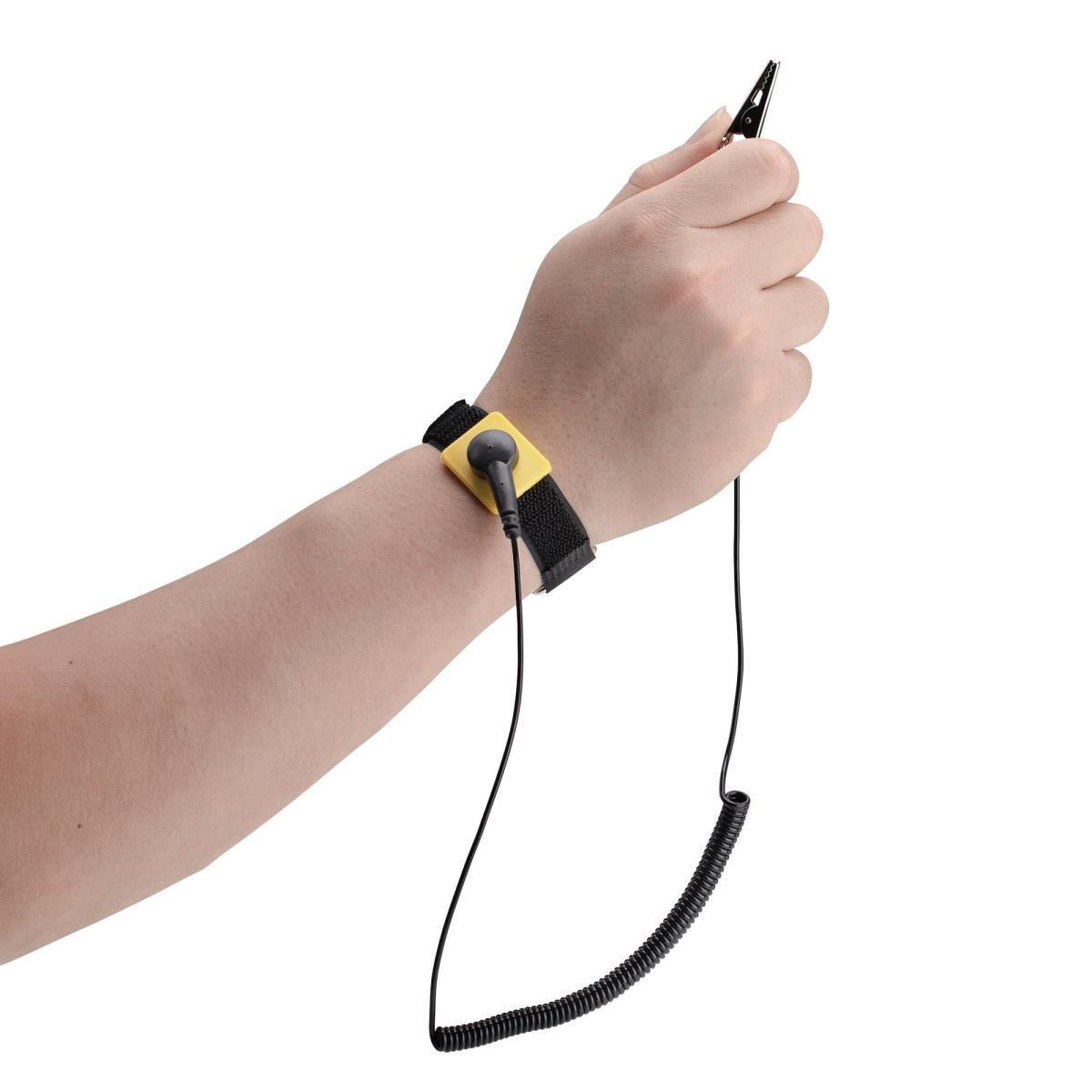 STARTECH.COM Antistatic Wrist Strap With Grounding Cable, Esd Safe Band With 5ft / 1.5m Detachable Cord
