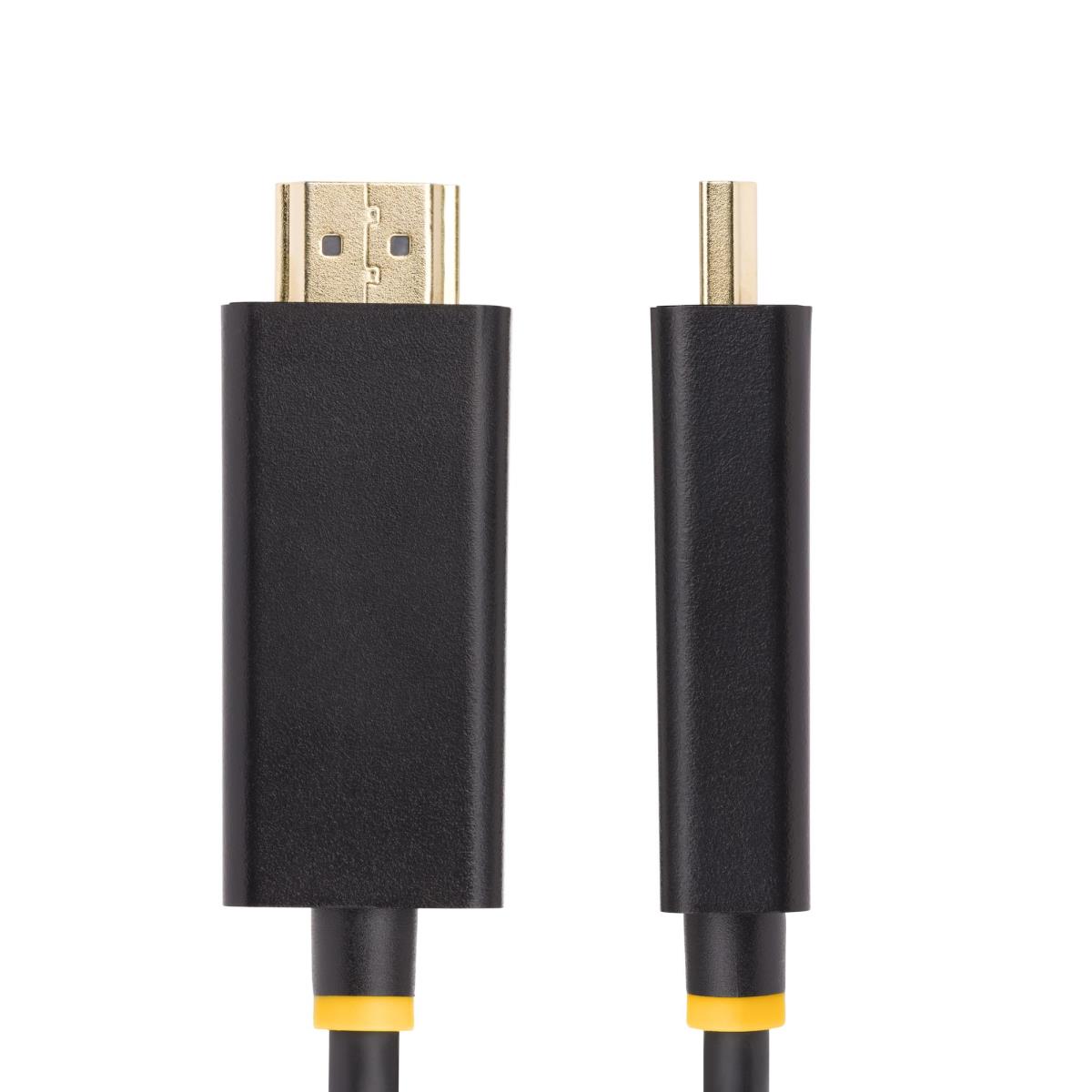 STARTECH.COM DisplayPort To Hdmi Adapter Cable, 4k 60hz With Hdr, Dp To Hdmi 2.0b, Active Video Converter 1m
