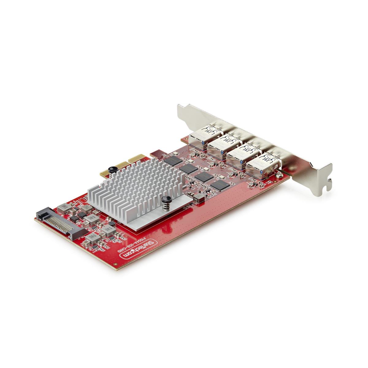 STARTECH.COM Expansion Card - 4-port USB-a Pci-e Card, USB 3.2 10gbps,  PCI Express 3.0