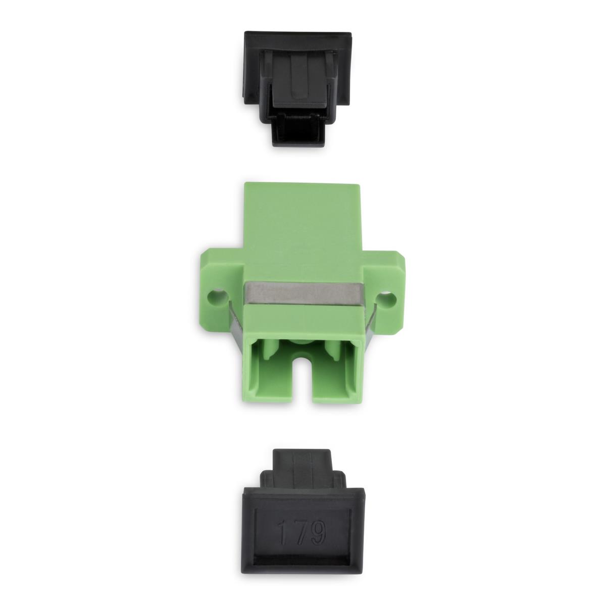 STARTECH.COM Sc To Sc Coupler - Os2 Single Mode Sc Fiber Optic Coupler With Flange - Sc/apc Simplex Adapter - 10 Pack