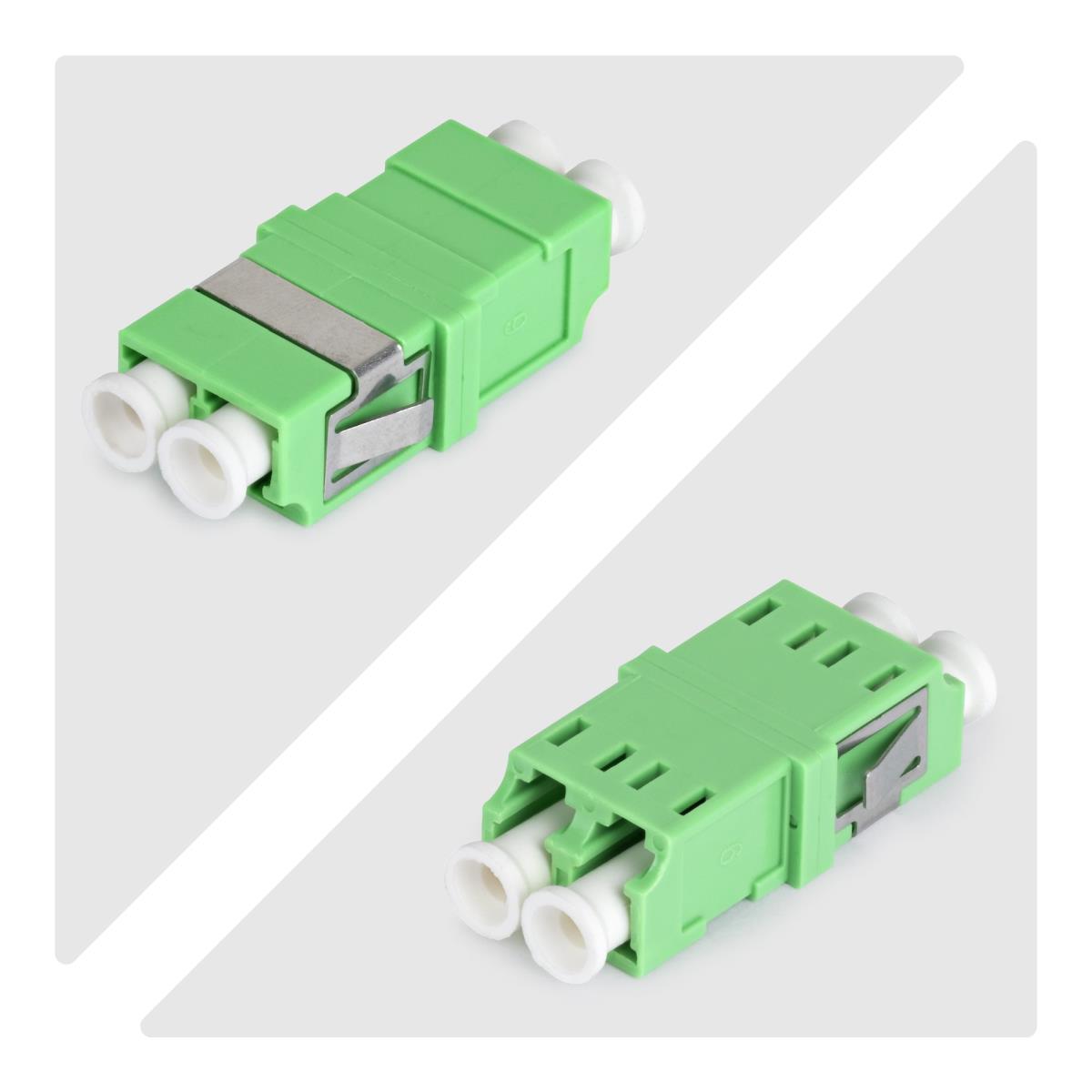 STARTECH.COM Lc To Lc Coupler - Os2 Single Mode Sc Footprint Lc Fiber Optic Coupler Without Flange - 10pk