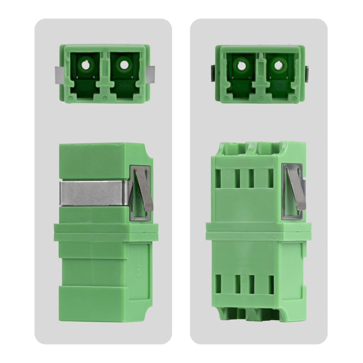 STARTECH.COM Lc To Lc Coupler - Os2 Single Mode Sc Footprint Lc Fiber Optic Coupler Without Flange - 10pk