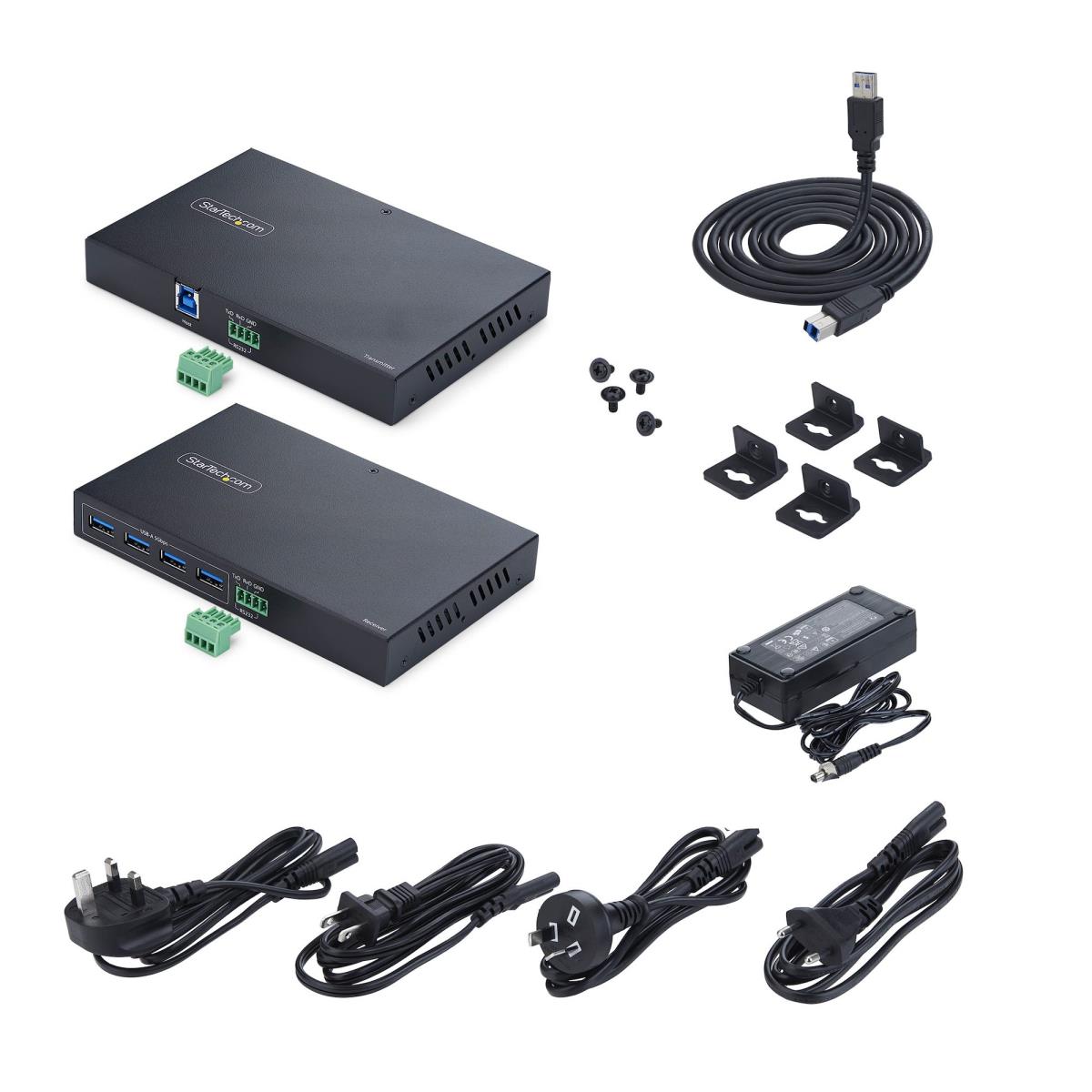STARTECH.COM Extender Over Ethernet USB 3.0 - 330ft Via CAT6a/cat7 Rj45 Cable