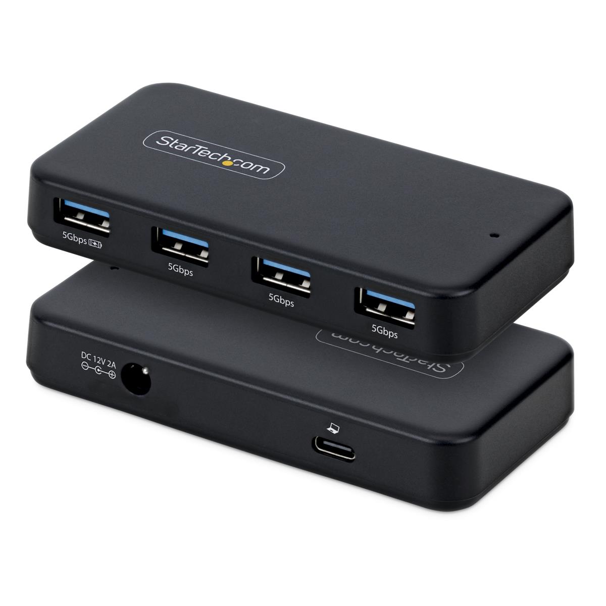 STARTECH.COM USB-a Hub 4-port 5gbps - Self-powered - 2-in-1 USB-c And USB-a Host Cable