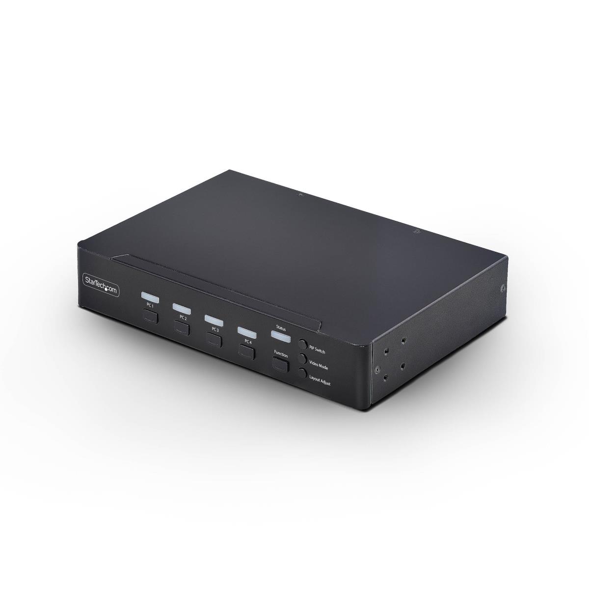 STARTECH.COM DisplayPort KVM Switch 4-port With Mouse Roaming And Multi-view / Picture-in-pic