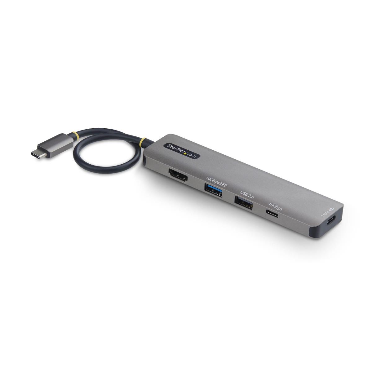 STARTECH.COM USB-c To Hdmi Multiport Adapter - With 140w Pd Charging, 4k 60hz, USB 10gbps Hub, Type-c Mini Dock