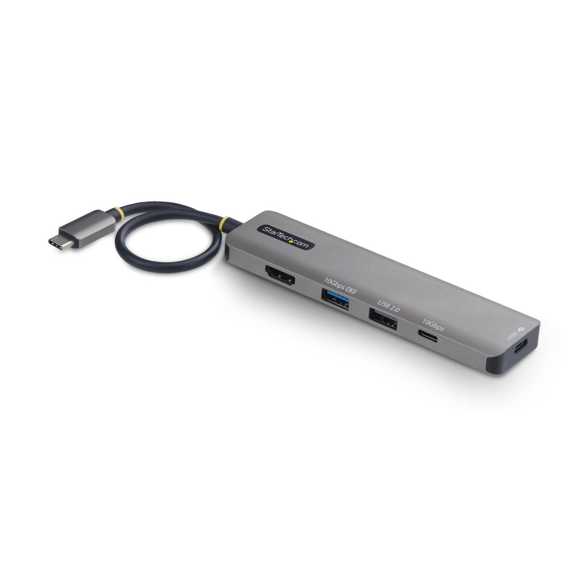 STARTECH.COM USB-c To Hdmi Multiport Adapter - With 140w Pd Charging, 4k 60hz, USB 10gbps Hub, Type-c Mini Dock