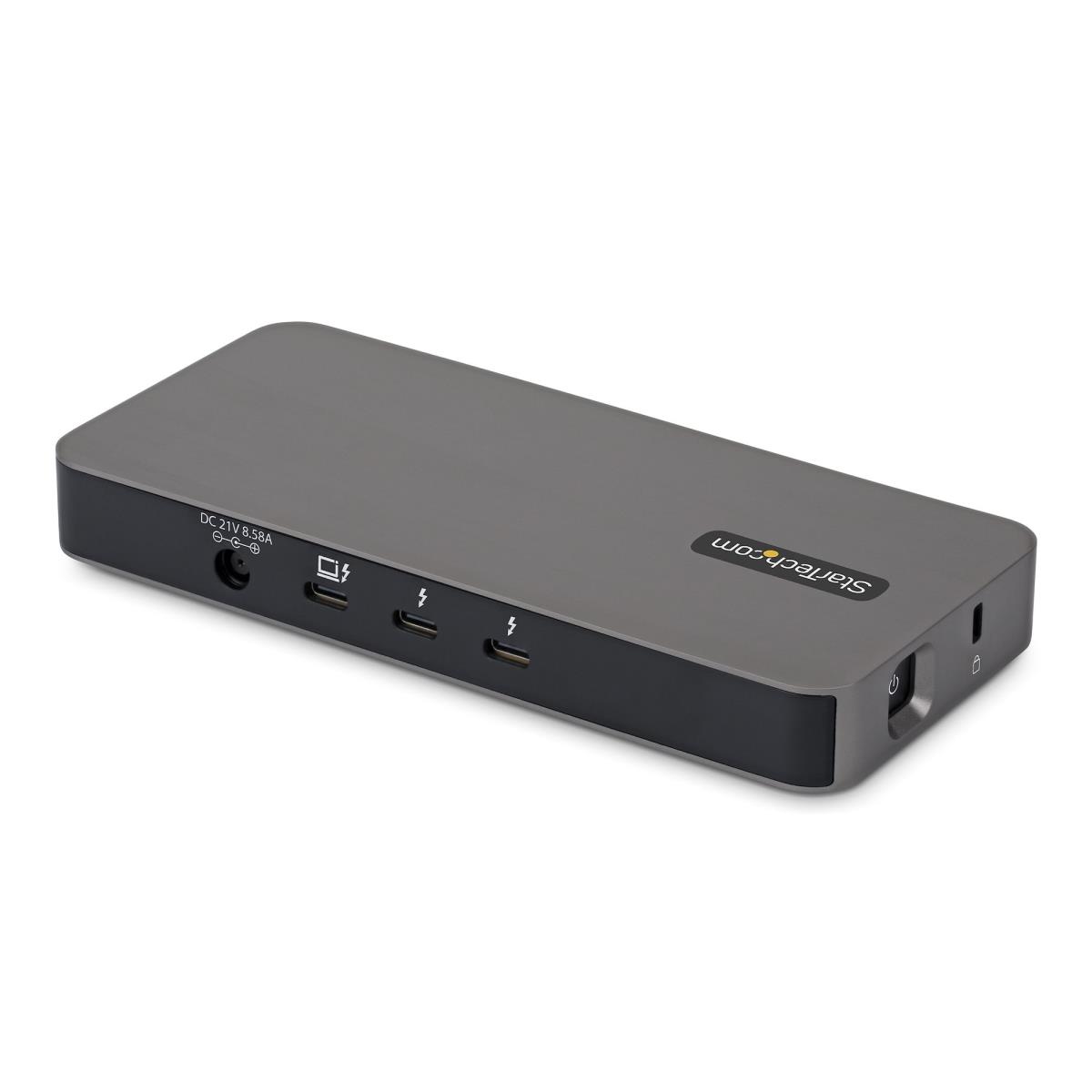 STARTECH.COM Thunderbolt 5 Hub - 4-port With Thunderbolt Share KVM, 80/120gbps, 8k Multi-display, 140w Pd, USB-a 10gbps, Tb4 & USB4