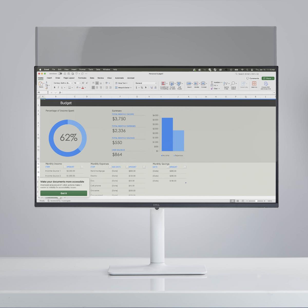 STARTECH.COM Magnetic Monitor Privacy Screen For 24in 16:10 Display Taa