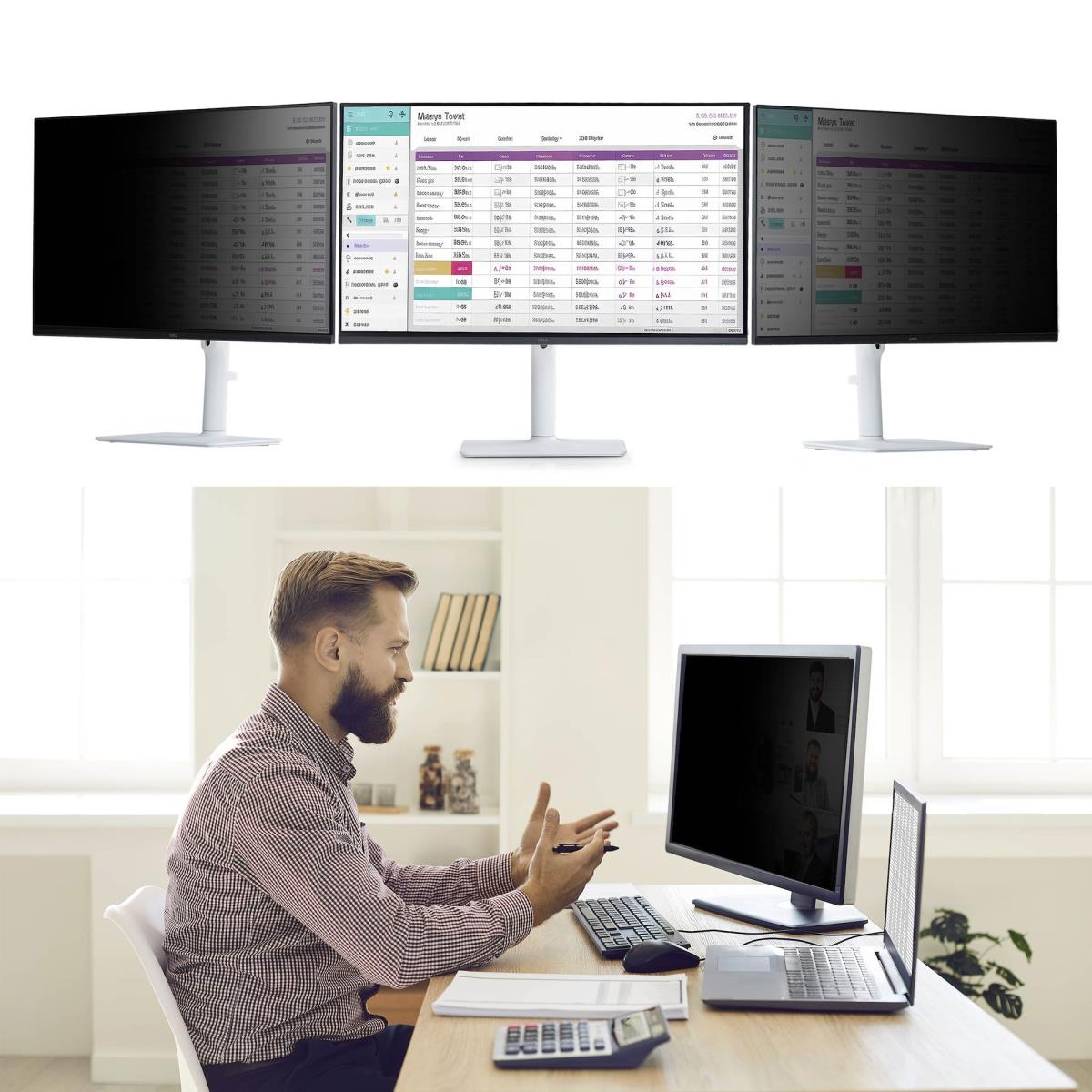 STARTECH.COM Magnetic Monitor Privacy Screen For 32in 16:9 Widescreen Display