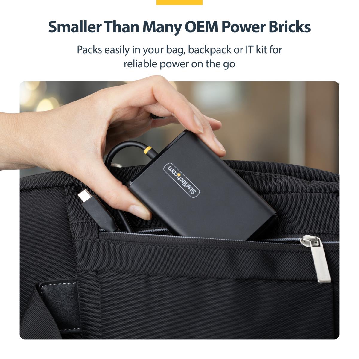 STARTECH.COM USB-c Laptop Charger 1.5m USB-c Tethered Cable