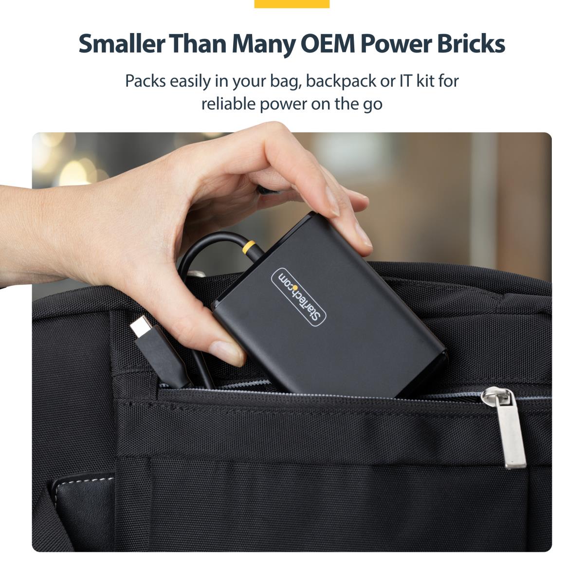 STARTECH.COM USB-c Laptop Charger 100w 1.5m USB-c Tethered Cable