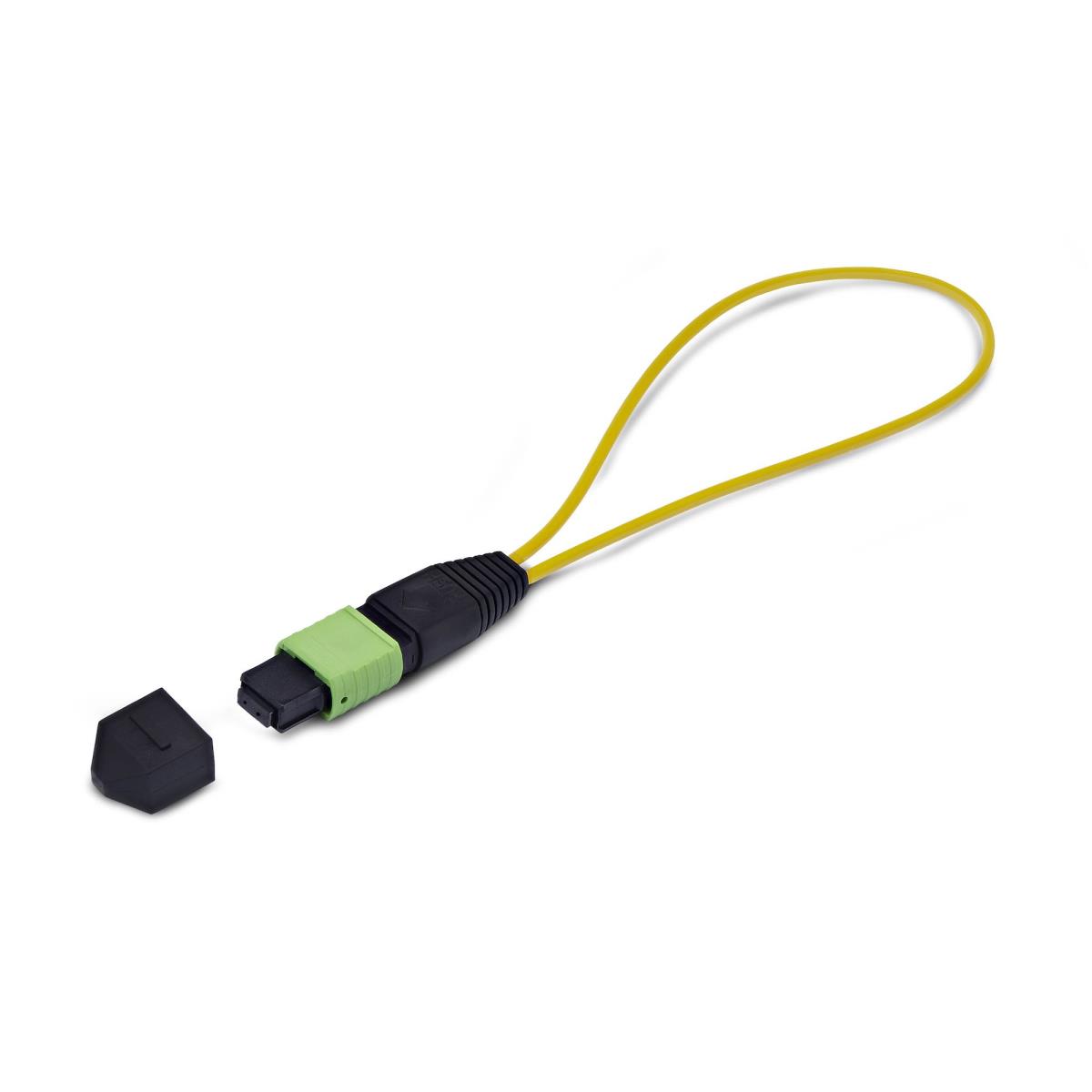 STARTECH.COM Mpo Loopback Plug, Single Mode 9/125 Mpo-12 Female Fiber Loopback Adapter