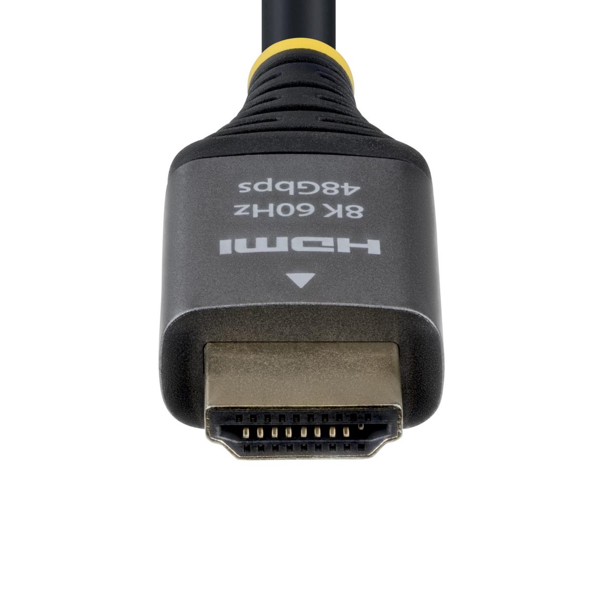 STARTECH.COM Certified Ultra High Speed Hdmi Cable, 8k 60hz/4k 120hz, Hdmi 2.1 Cable 1ft (30cm)