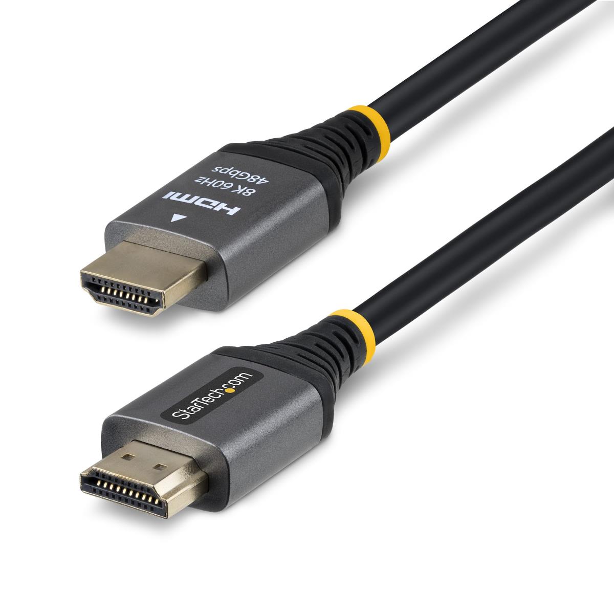 STARTECH.COM Certified Ultra High Speed Hdmi Cable, 8k 60hz/4k 120hz, Hdmi 2.1 Cable 1ft (30cm)