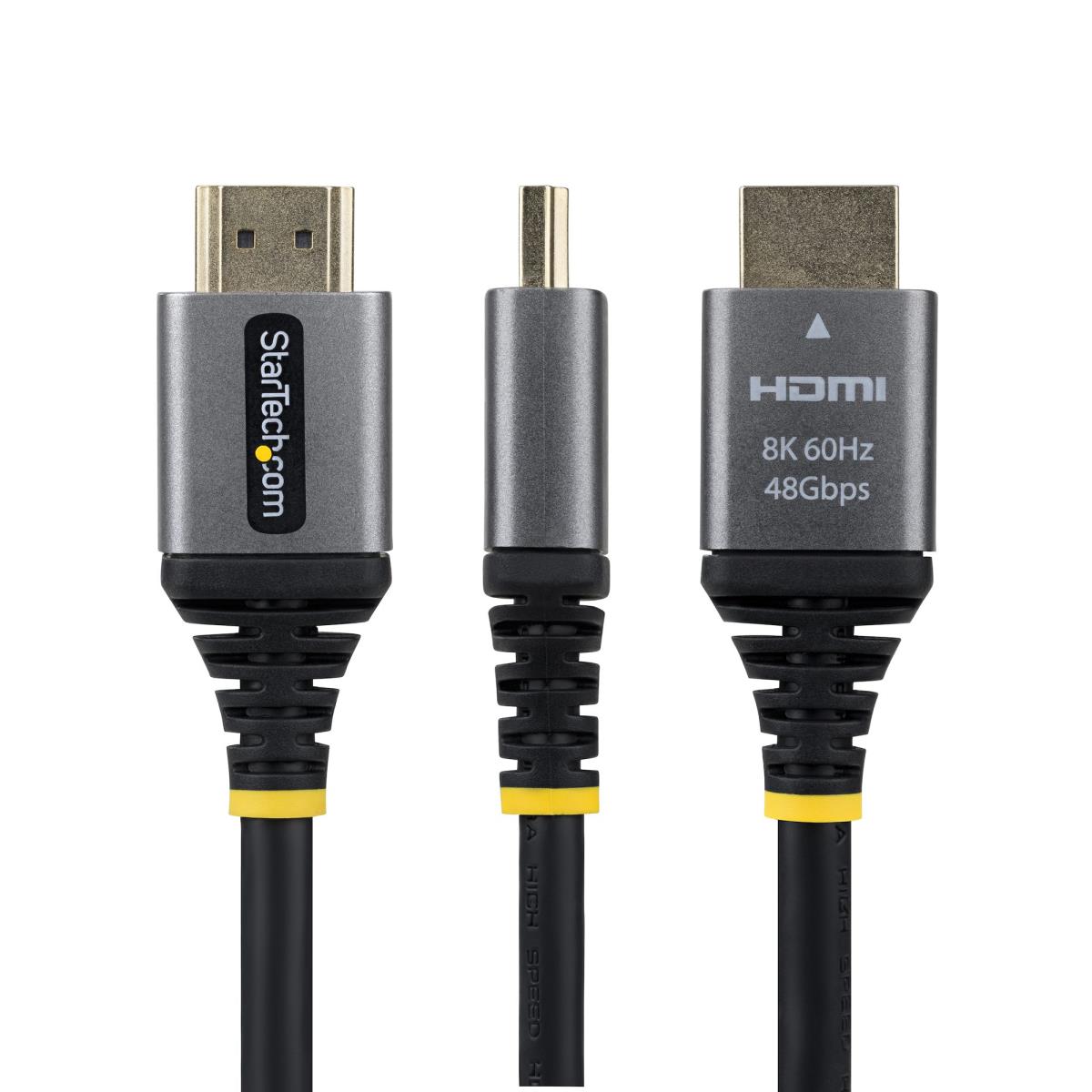 STARTECH.COM Certified Ultra High Speed Hdmi Cable, 8k 60hz/4k 120hz, Hdmi 2.1 Cable 1ft (30cm)