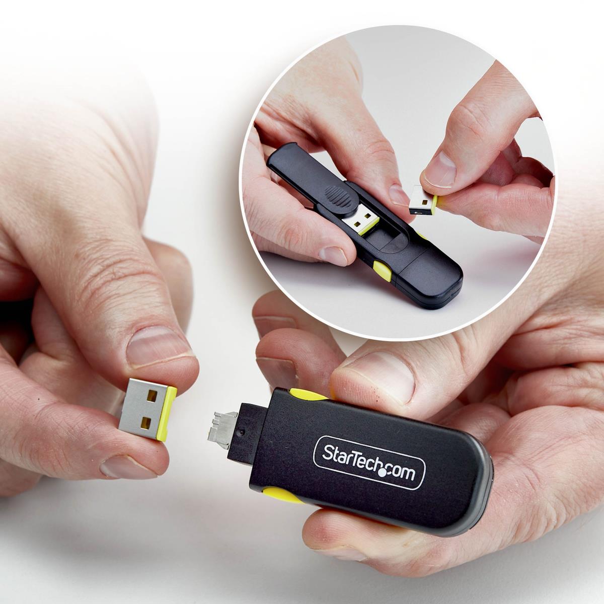 STARTECH.COM USB-a Port Blocker Key 4x USB-a Plugs