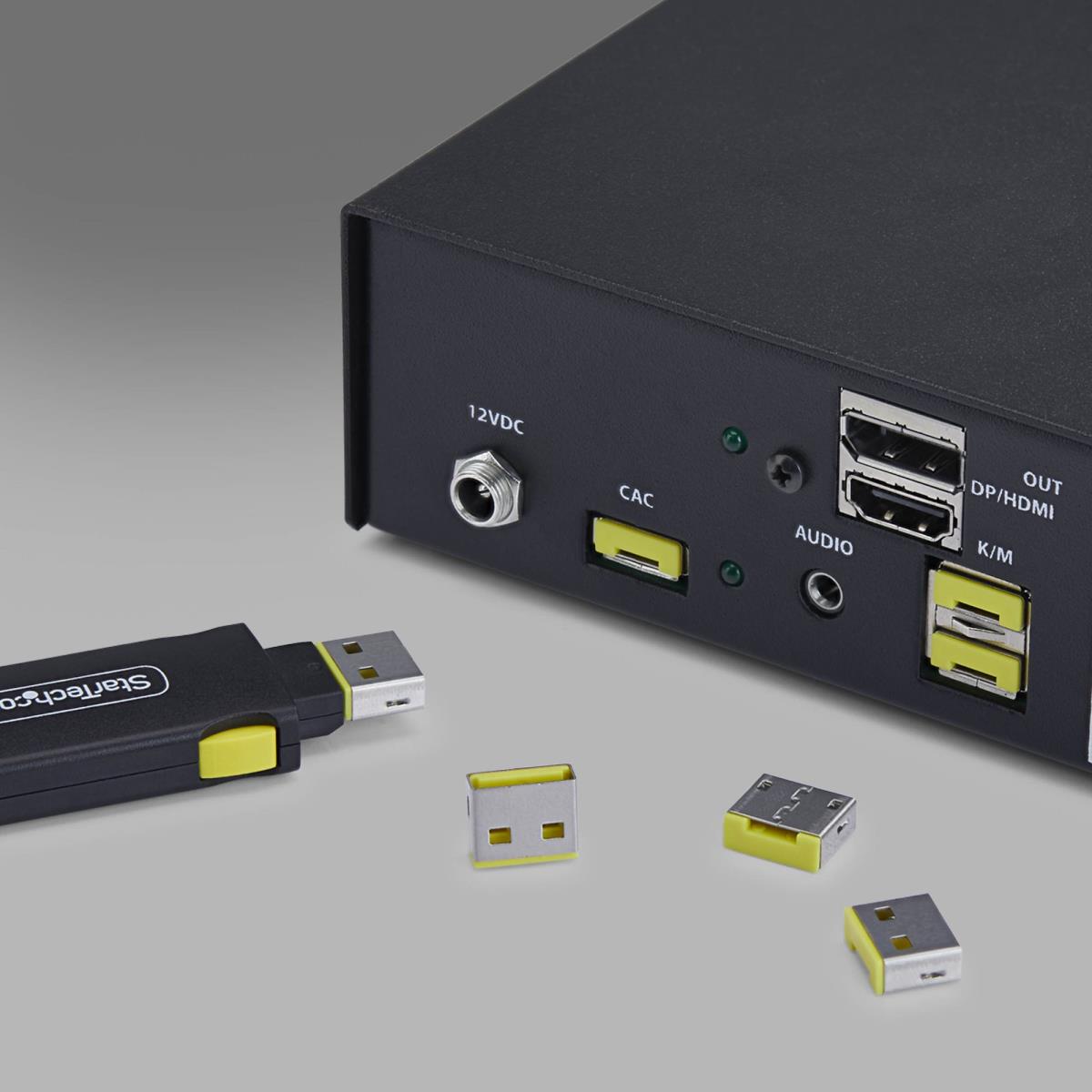 STARTECH.COM USB-a Port Blocker Key 4x USB-a Plugs