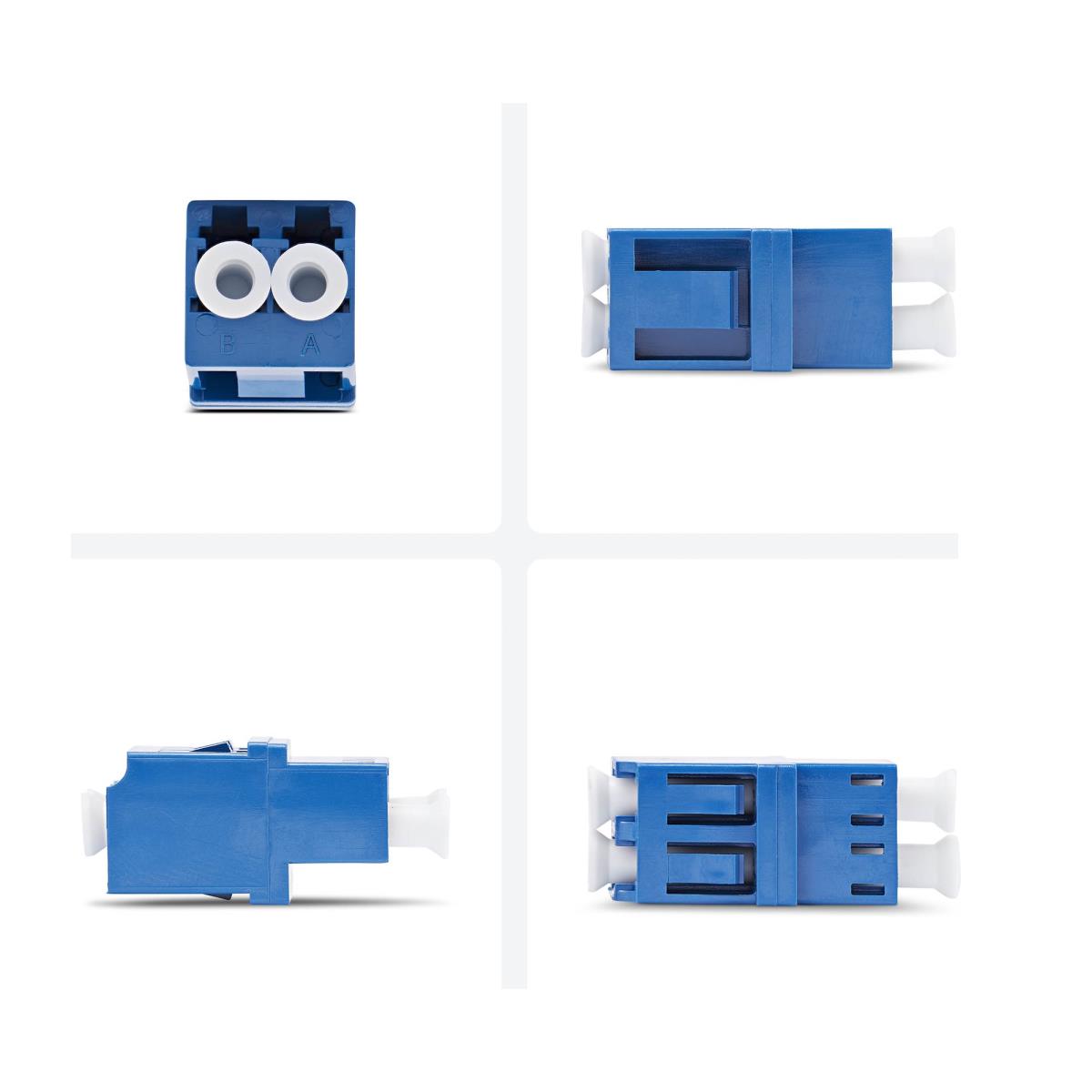 STARTECH.COM Lc To Lc Coupler, Single Mode Lc Fiber Coupler, Lc/upc Duplex Adapter, Fiber Optic Lc Coupler For Patch Panel