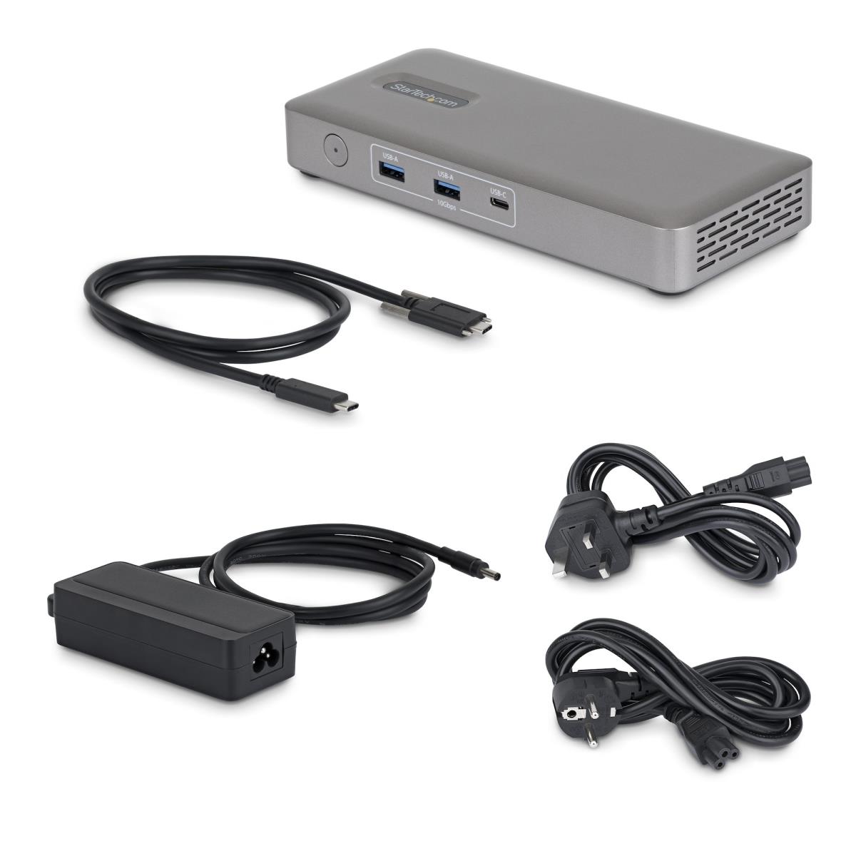 STARTECH.COM Dual-dp USB4 Dock 100w Pd Driverless