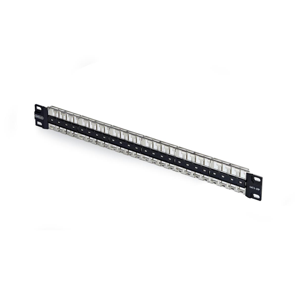 STARTECH.COM Blank Keystone Patch Panel1u 48 Port/stp/rackmount Rj45 Panel