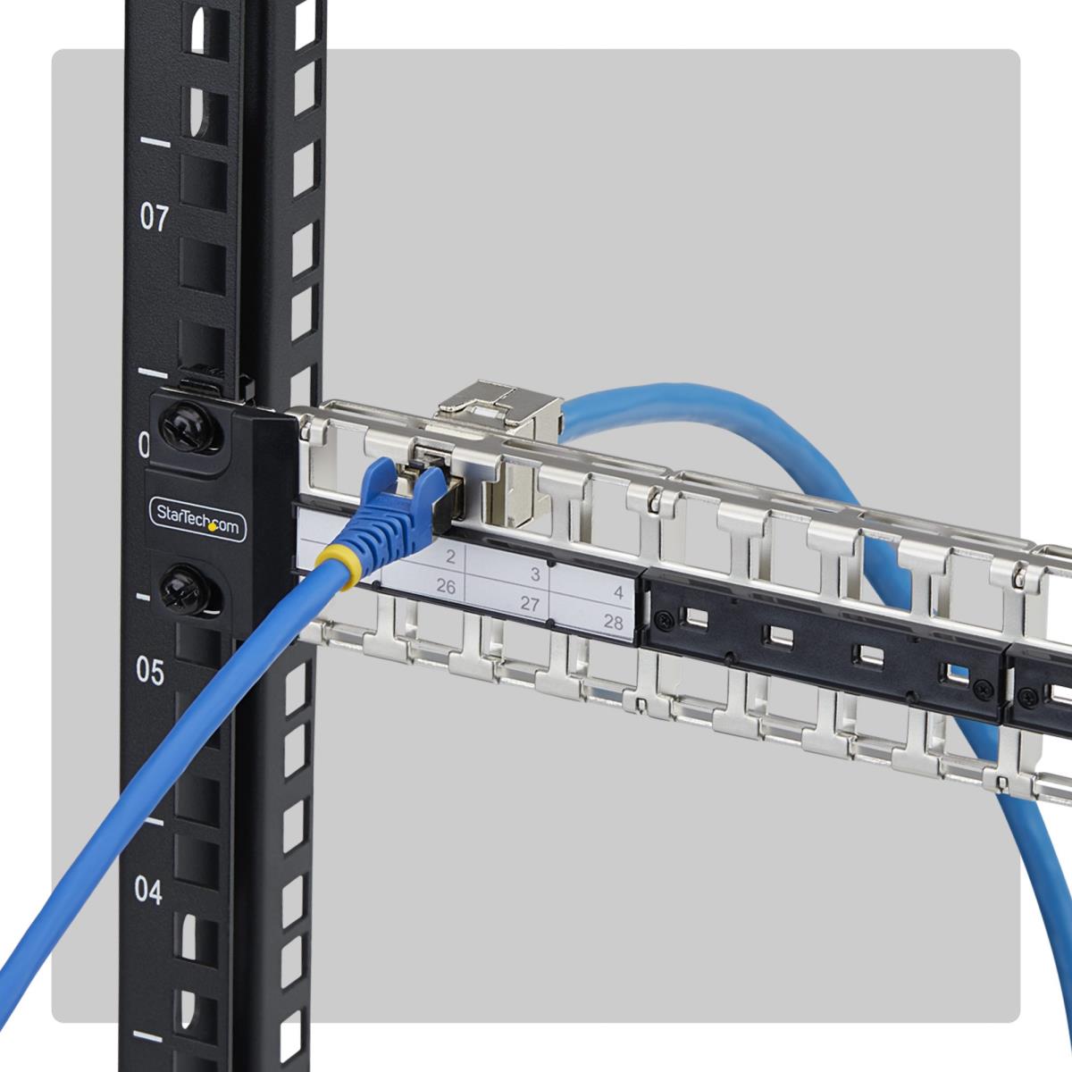 STARTECH.COM Blank Keystone Patch Panel1u 48 Port/stp/rackmount Rj45 Panel