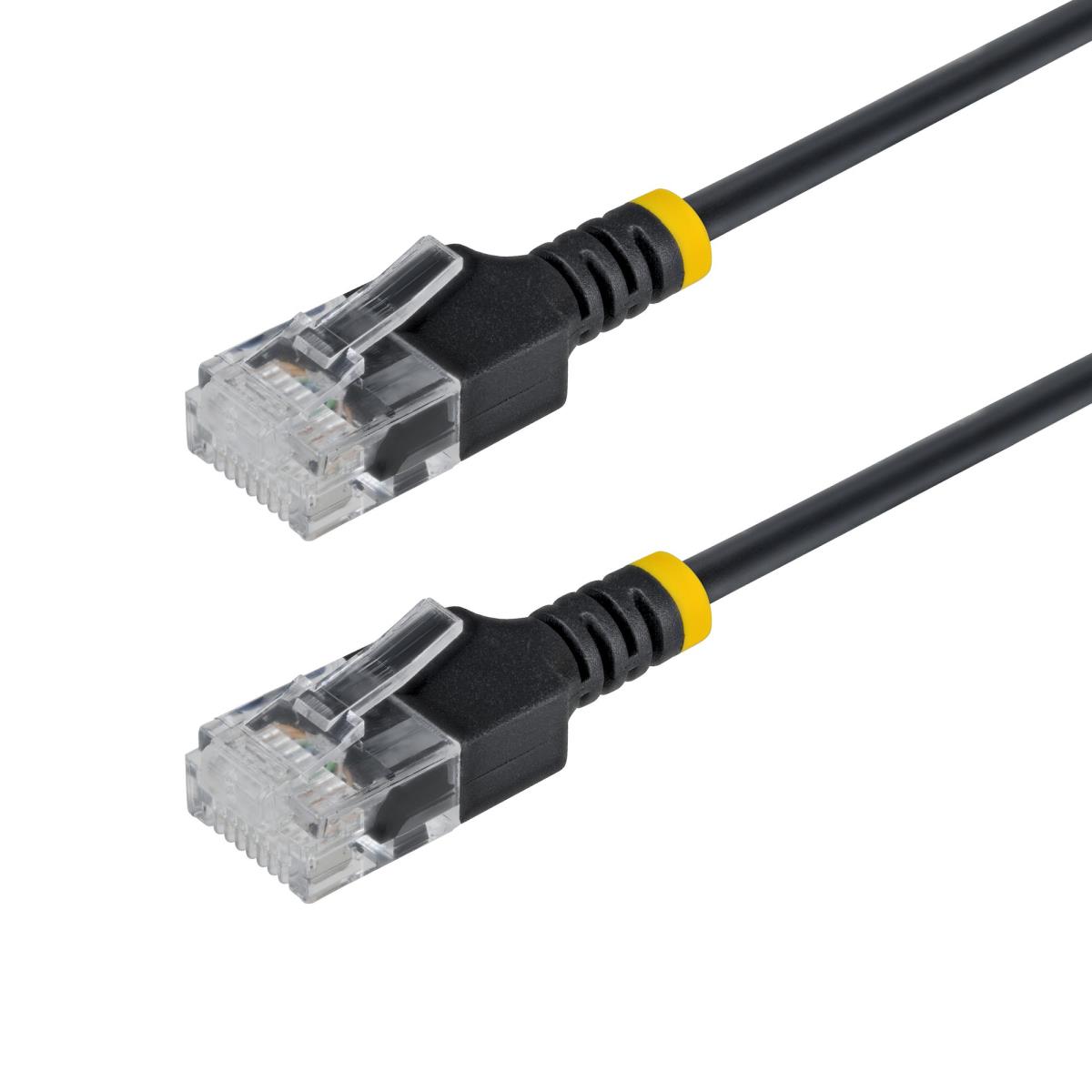 STARTECH.COM Patch Cable - CAT6a - Utp - 30cm - Snagless - Black Ultra Slim