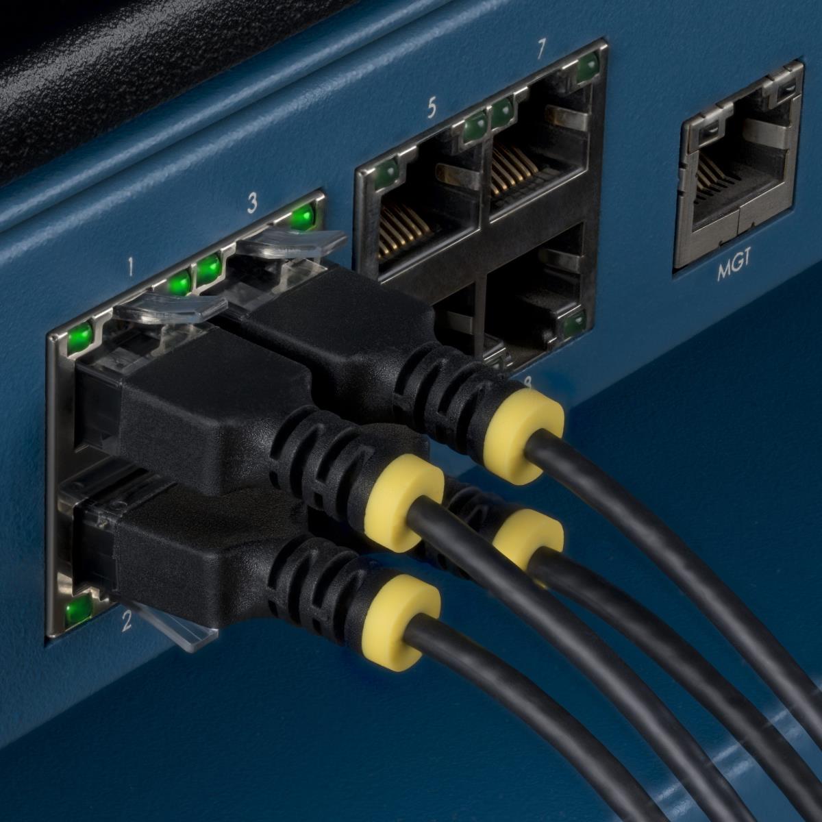 STARTECH.COM Patch Cable - CAT6a - Utp - 80m - Snagless - Black Ultra Slim