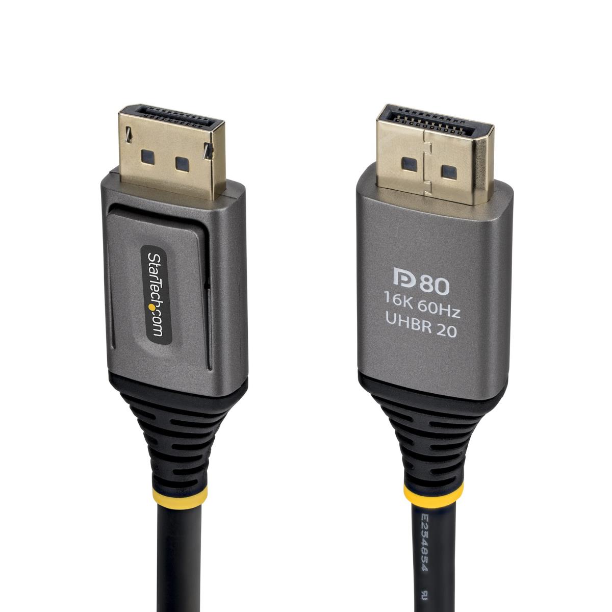 STARTECH.COM DisplayPort 2.1 Cable 8k 60hz Vesa Certified/dp 2.1/dp80/uhbr2