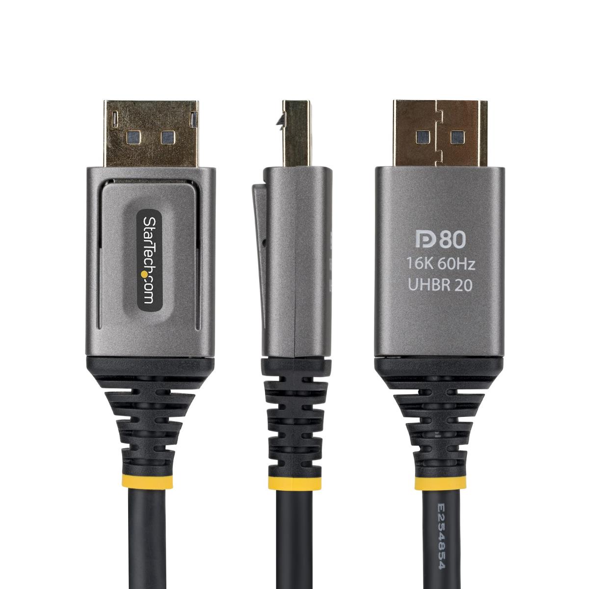 STARTECH.COM DisplayPort 2.1 Cable 8k 60hz Vesa Certified/dp 2.1/dp80/uhbr2