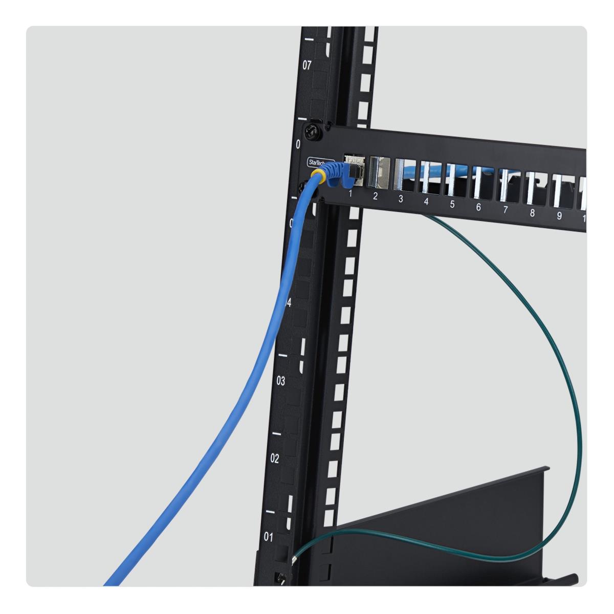 STARTECH.COM Blank Keystone Patch 1u Panel24 Port/stp/cable Management Bar