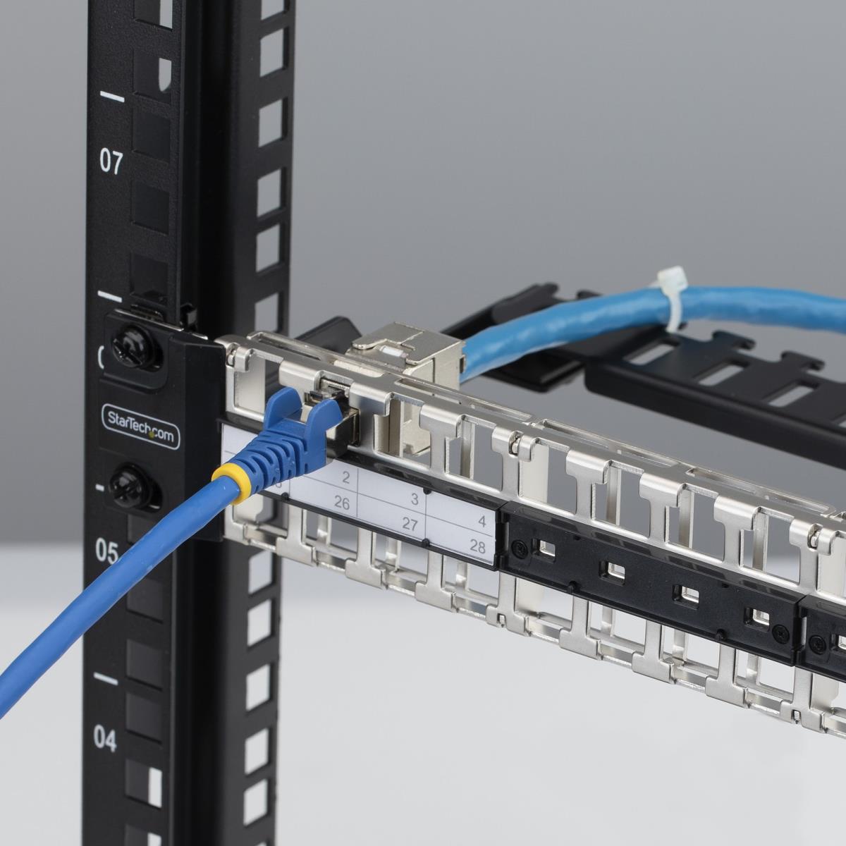 STARTECH.COM Blank Keystone Patch Panel1u 48 Port/stp/cable Management Bar