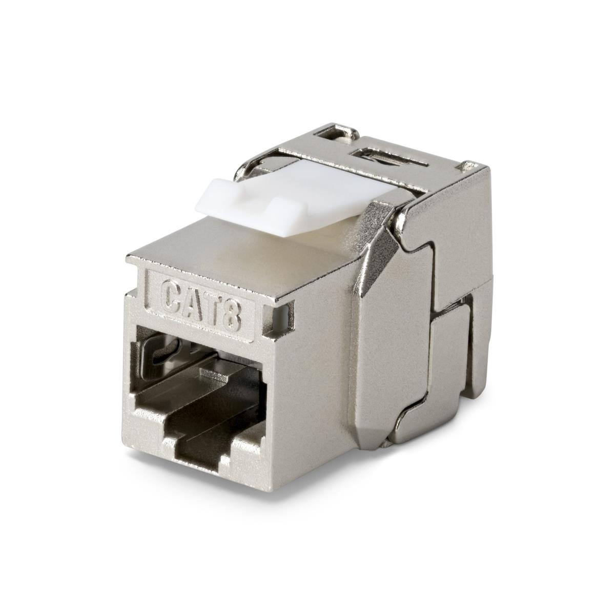 STARTECH.COM Cat8 Stp Keystone Jack 6-pack 180-degree/toolless/shielded
