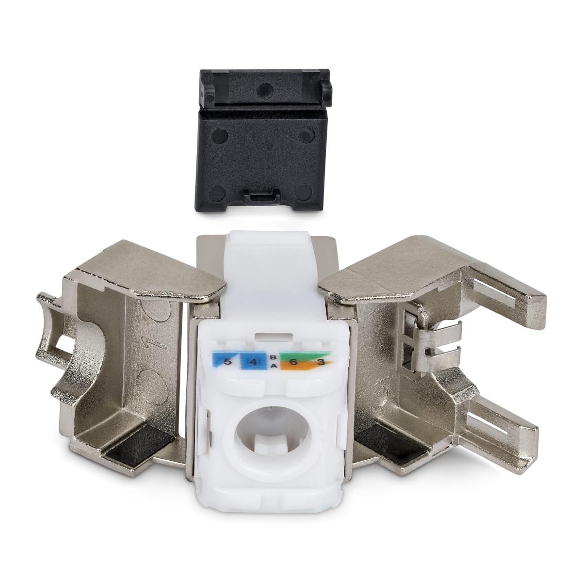 STARTECH.COM CAT6 Utp Keystone Jack 24-pack 180-degree 110 Punch Down Black