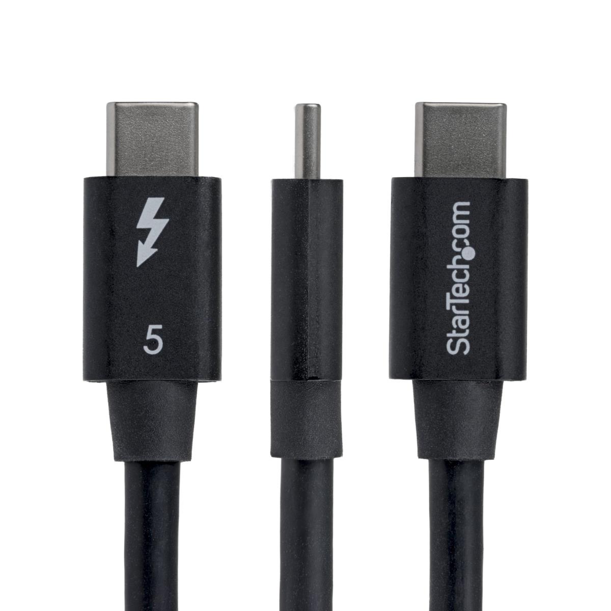 STARTECH.COM Right Angle Thunderbolt 5 Cable Certified/120gbps/8k 60hz/240w