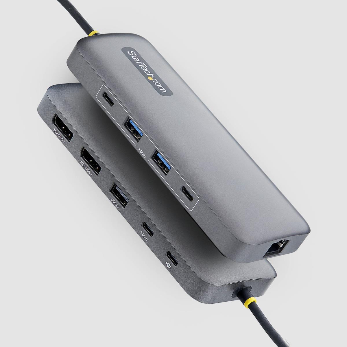 STARTECH.COM USB-c Dual-dp Multiport Hub - 100w Pd 2x 4k 60hz Gbe