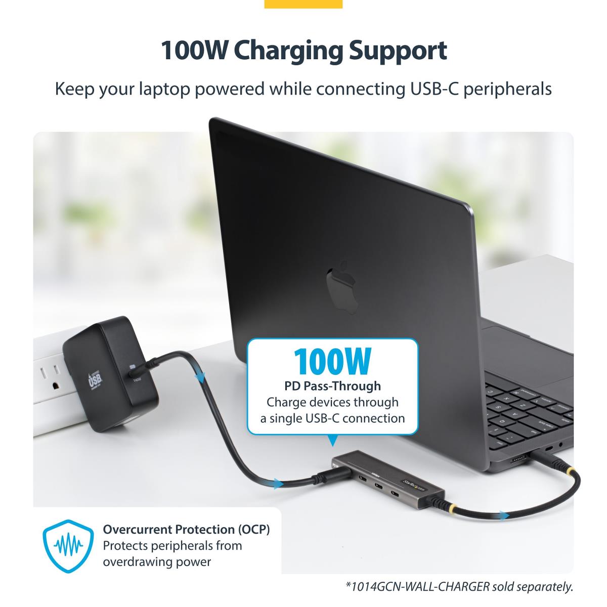STARTECH.COM USB-c Hub 4-port 10gbps - 100w Pd Charging 4x USB-c Ports