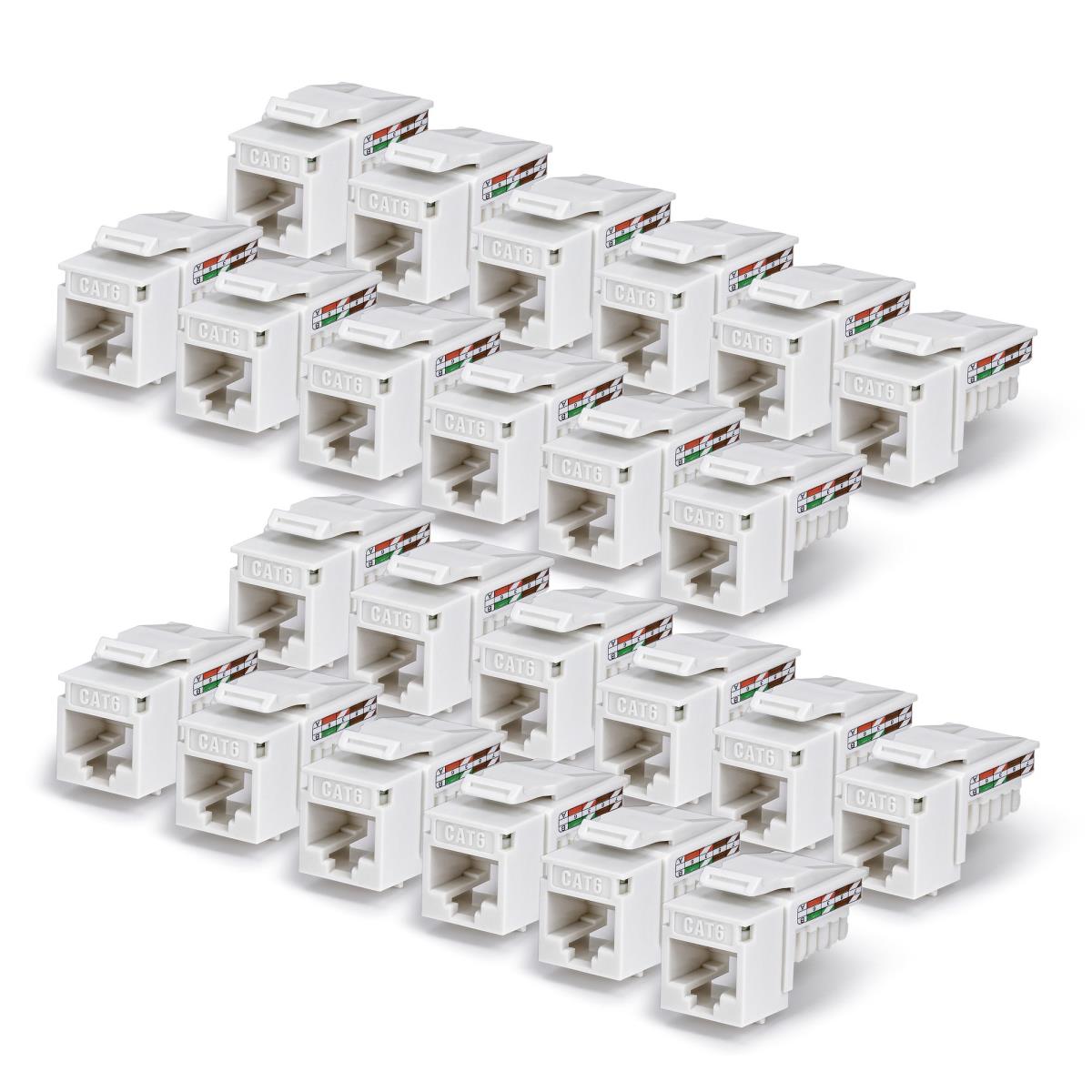 STARTECH.COM CAT6 Keystone Jack 24-pack 90-deg 110