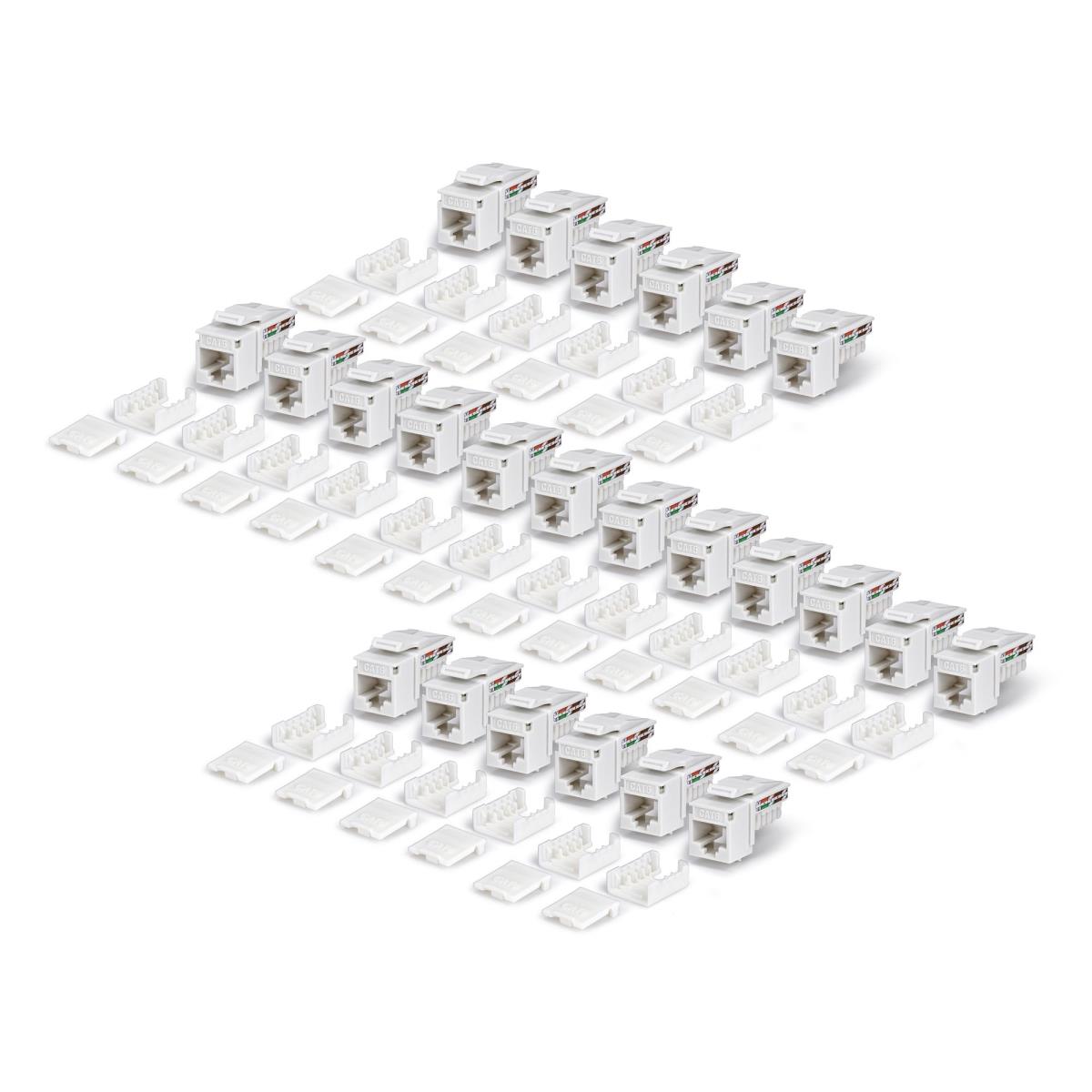 STARTECH.COM CAT6 Keystone Jack 24-pack 90-deg 110