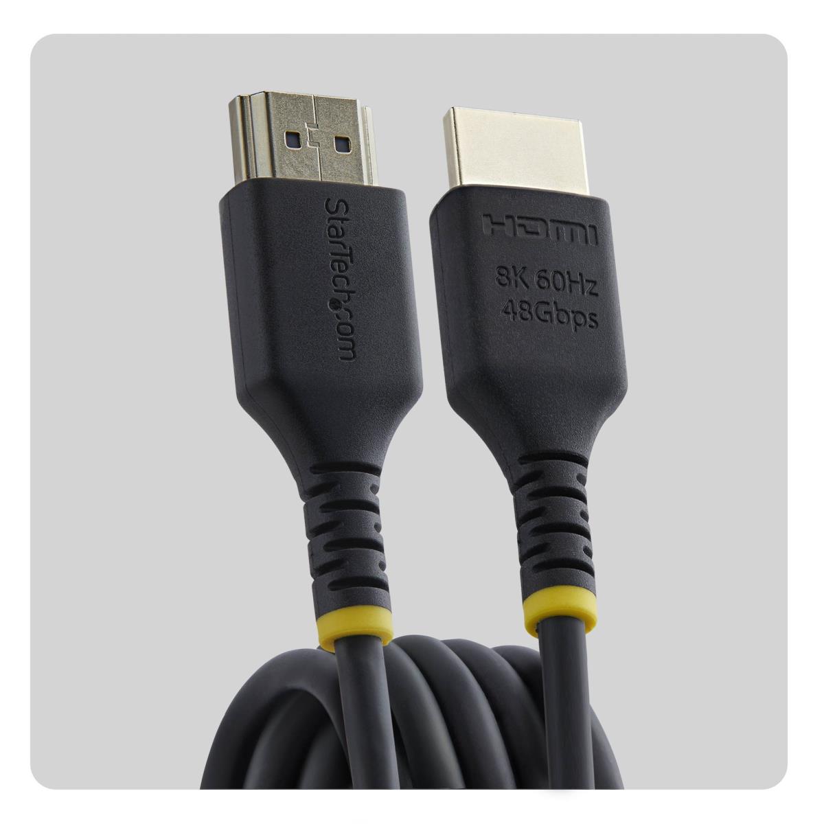STARTECH.COM Slim Hdmi 2.1 Cable 8k 60hz Certified Ultra High Speed Hdmi