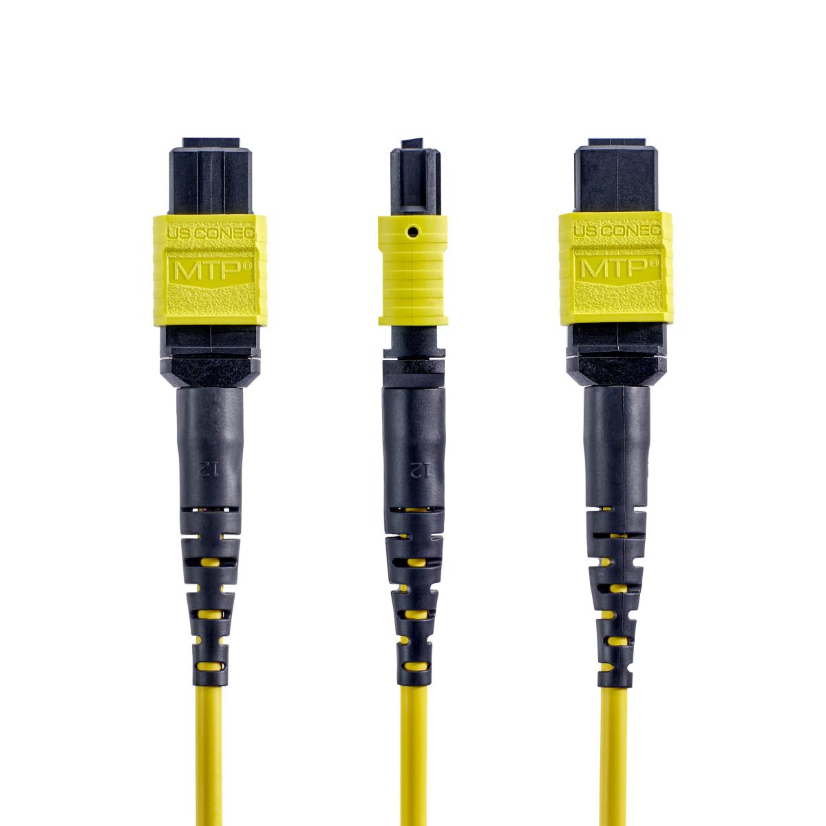 STARTECH.COM Fiber Optic Cable, 12f Type-a, Os2 Single Mode Mtp/apc 5m