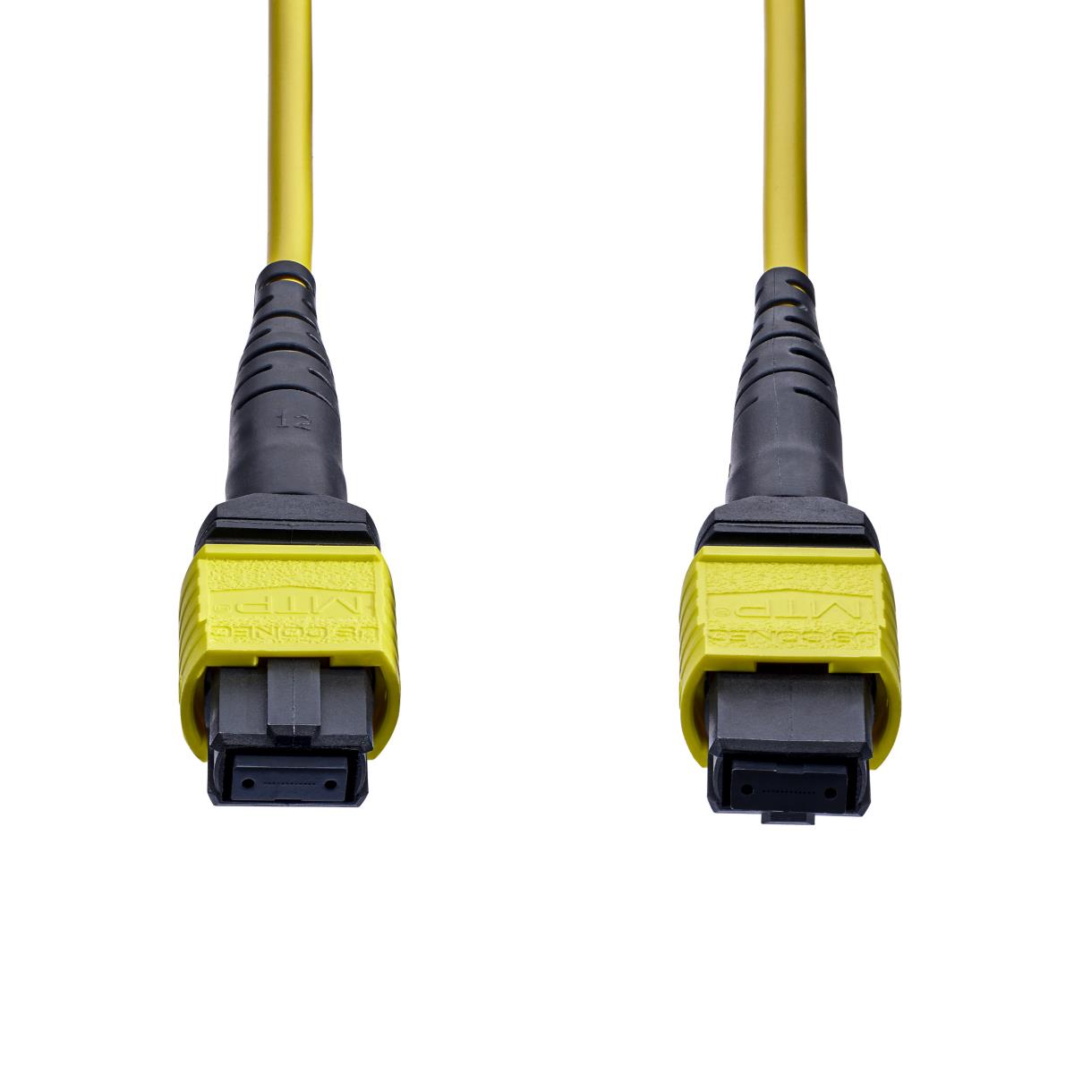 STARTECH.COM Fiber Optic Cable, 12f Type-a, Os2 Single Mode Mtp/apc 5m