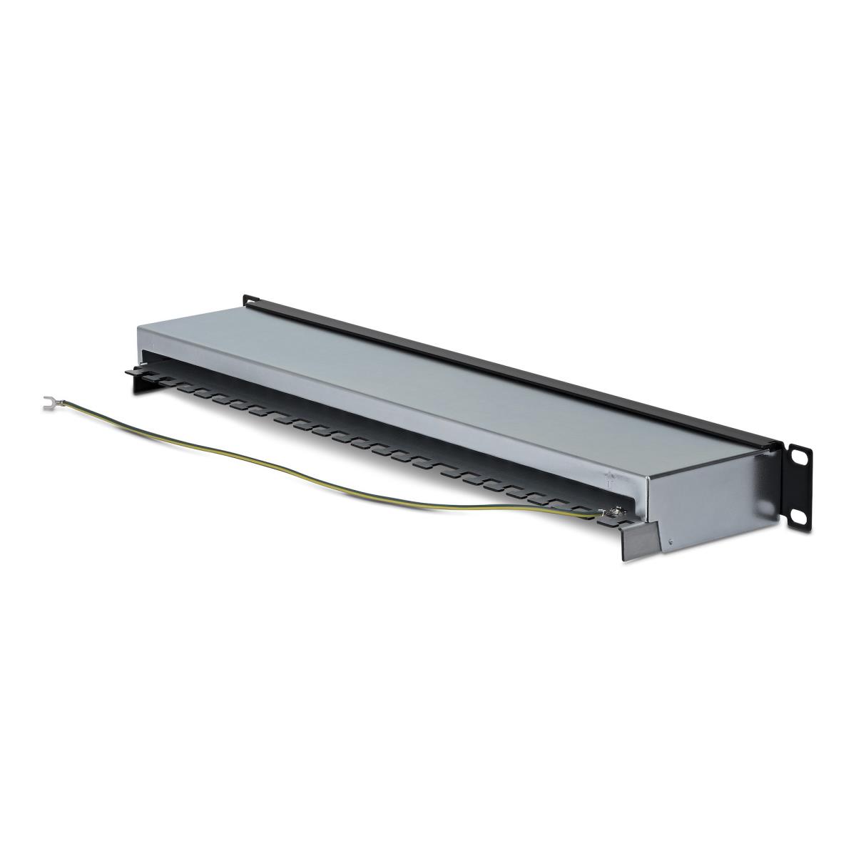 STARTECH.COM Through Patch Panel 1u Feed 110 Punch Down/CAT6a Stp