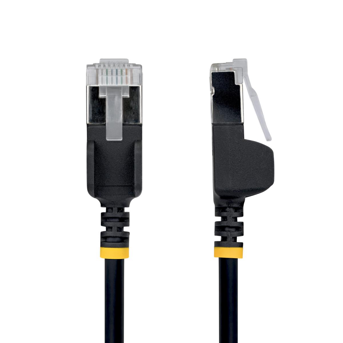 STARTECH.COM Patch Cable - CAT6a - Utp - 80cm - Black Ultra Slim